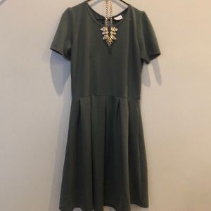 LULAROE Amelia grey dress